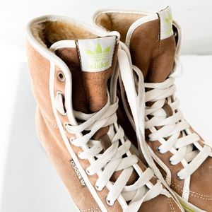 adidas high tops with fur lining